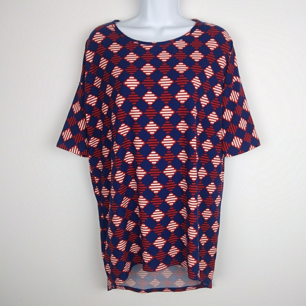 LuLaRoe Irma Patriotic Women's Oversized XS